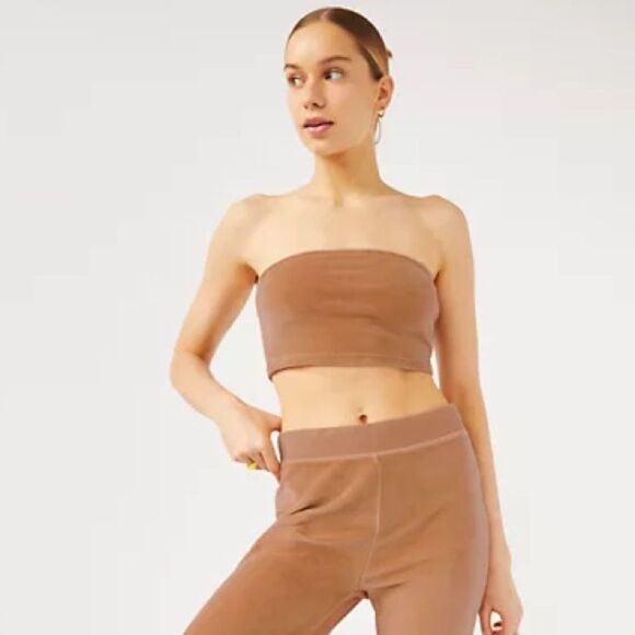 Aritzia Tops - Sunday BEST Aritzia Kiera Velvet Tube Top Size Large